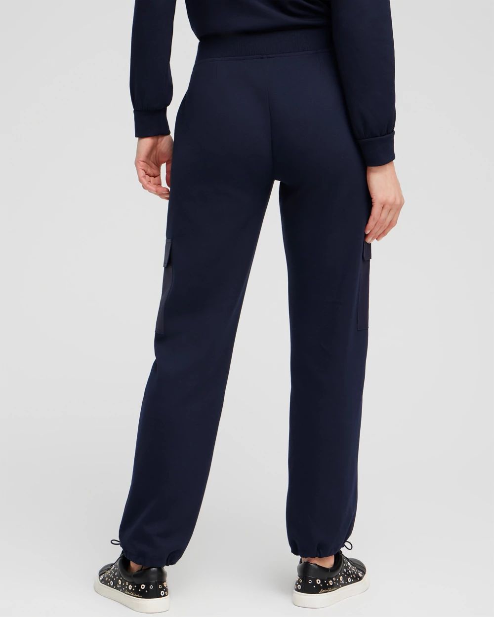 RUNDHOLZ Black Label Sz XL Navy Cotton Pants Zip on Fanny